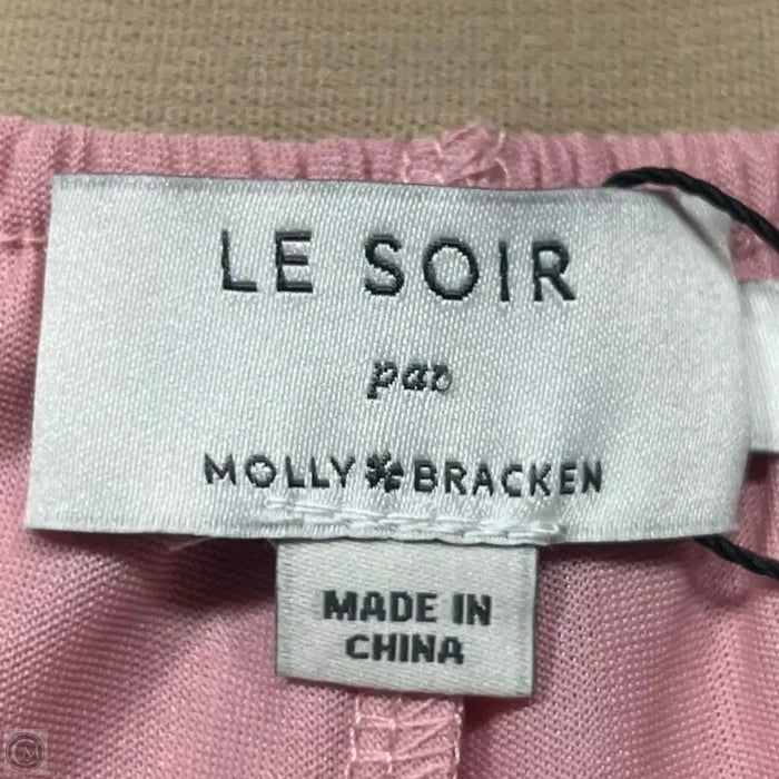 Skirt Maxi By Molly Bracken In Gold & Pink, Size: 8