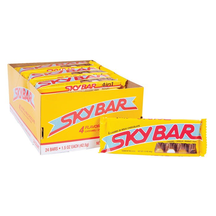 Sky Bar Chocolate Candy Bar - 24 Count
