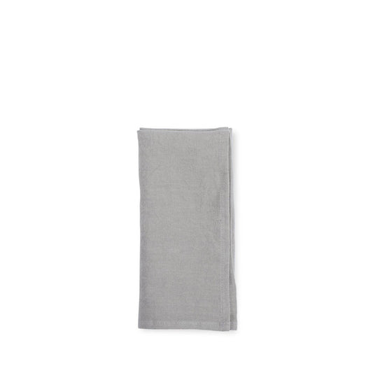 Libeco Skye Napkin Silver Folded