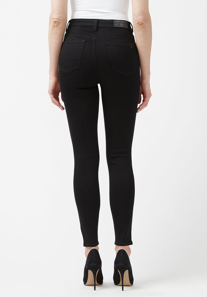 Buffalo Women Jeans Black Denim Denim Pants Stretch
