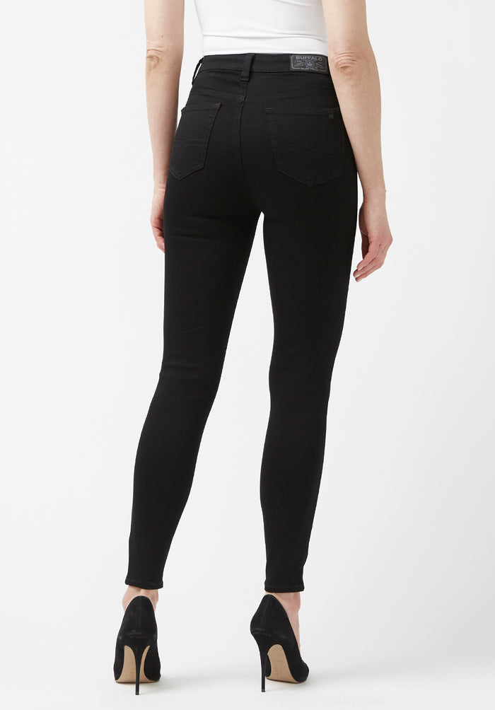 Buffalo Women Jeans Black Denim Denim Pants Stretch