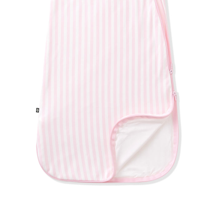 Double zipper shown on the Sleep Bag in Small Sakura Stripe 1.0