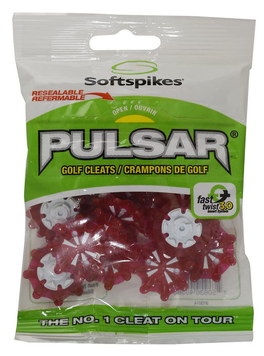 Softspikes Pulsar Tour Lock Cleat One Set Red