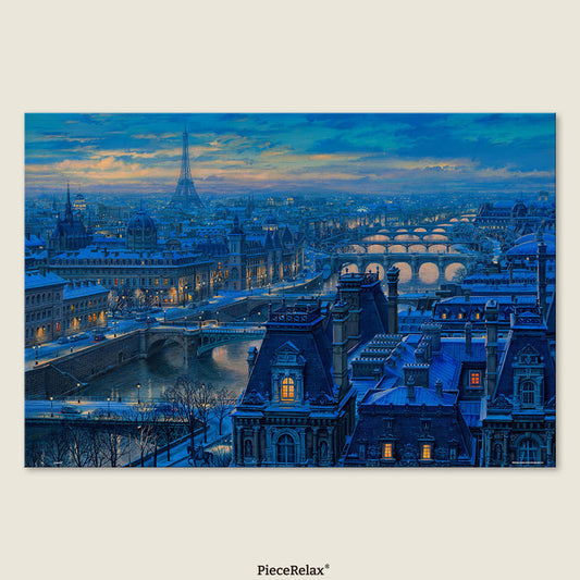 Paris Scenery – A Home Guarded by the Seine River.