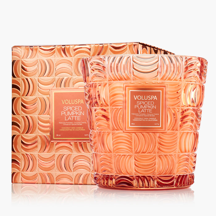 Spiced Pumpkin Latte - 3 Wick Hearth Candle