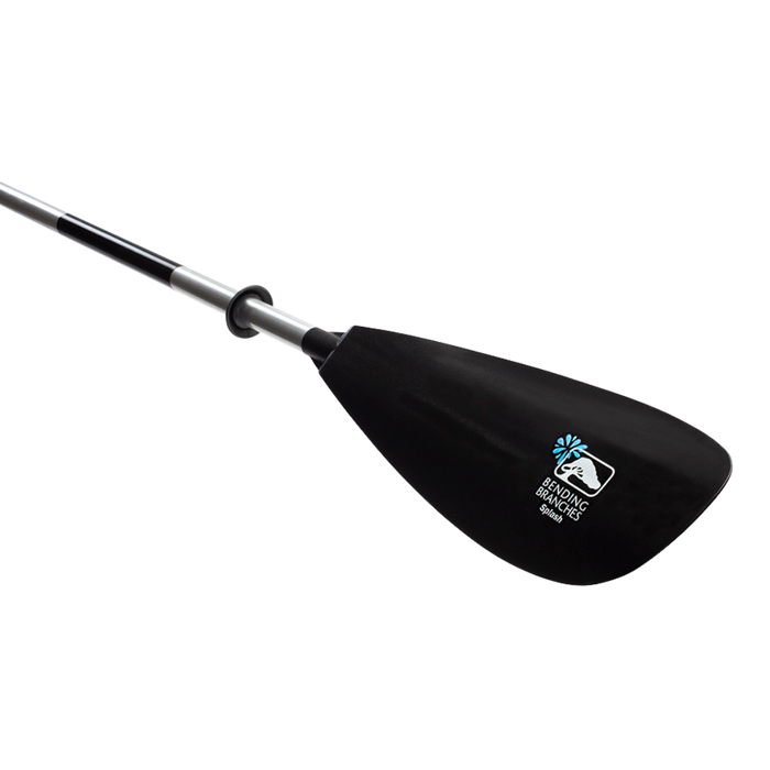Splash blade angled diagonally