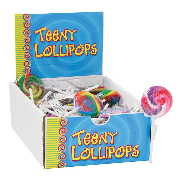 Squire Boone Teeny Round Swirl Lollipops - 48 Count