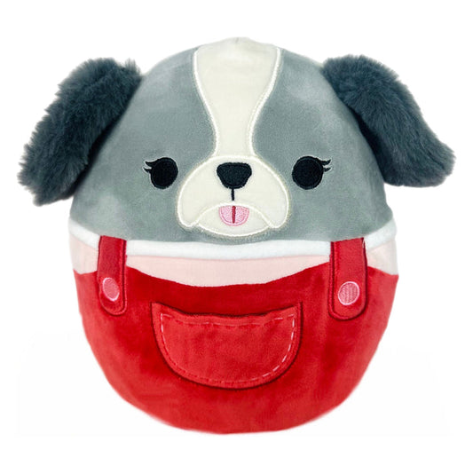 Squishmallow 12 Inch Malu the Dog in Overalls Plush Toy