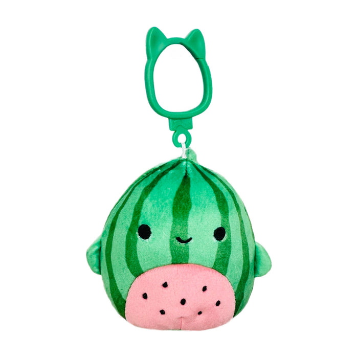 Squishmallow 3.5 Inch Christopher the Watermelon Shark Plush Clip