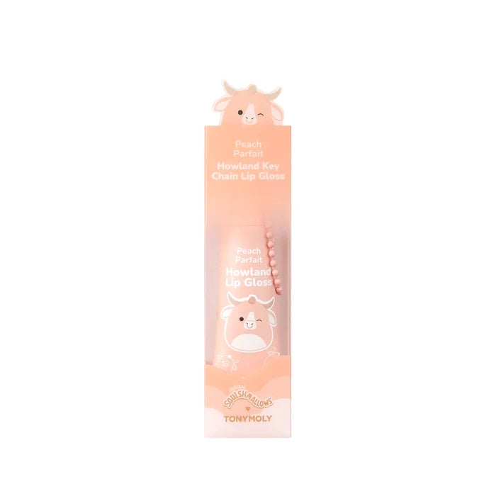 Squishmallow X TONYMOLY Howland's Peach Parfait Lip Gloss