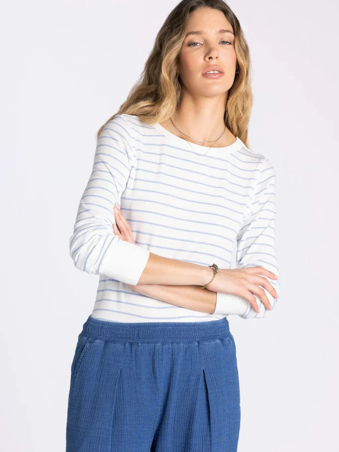 Stacy Top | Long Sleeve Crew Neck