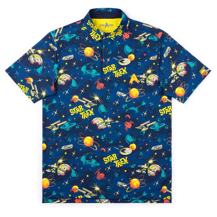 RSVLTS XS RSVLTS® Chaos Drop Breakfast Balls Star Trek "Retro Quadrant" _ All-Day Polo Chaos Drop Breakfast Balls Star Trek "Retro Quadrant" _ All-Day Polo