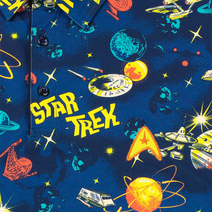 RSVLTS RSVLTS® Chaos Drop Breakfast Balls Star Trek "Retro Quadrant" _ All-Day Polo Chaos Drop Breakfast Balls Star Trek "Retro Quadrant" _ All-Day Polo