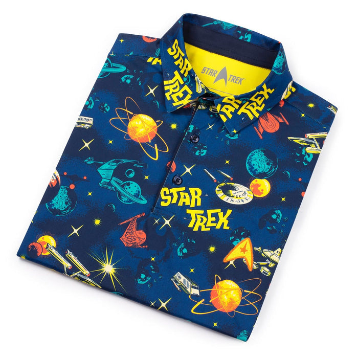 RSVLTS RSVLTS® Chaos Drop Breakfast Balls Star Trek "Retro Quadrant" _ All-Day Polo Chaos Drop Breakfast Balls Star Trek "Retro Quadrant" _ All-Day Polo