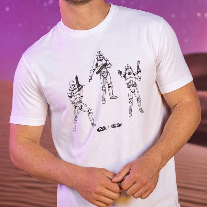 RSVLTS Star Wars Crewneck T-shirt Star Wars™ "Clone Meme" – Crewneck Tee