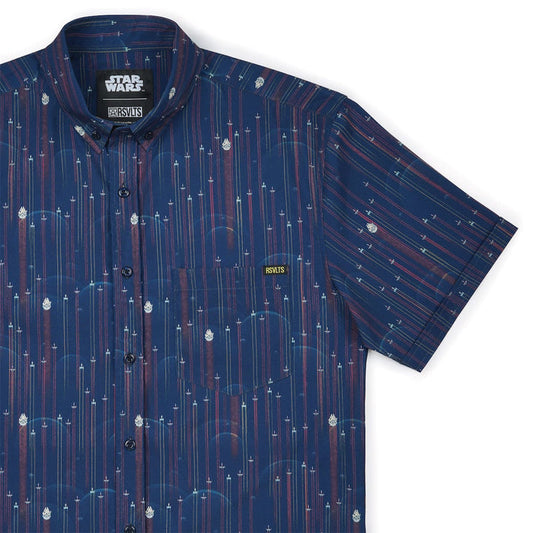 RSVLTS XS Star Wars Short Sleeve Shirt Star Wars™ "Fleet in Formation" – KUNUFLEX Short Sleeve Shirt Star Wars™ "Fleet in Formation" – KUNUFLEX Short Sleeve Shirt