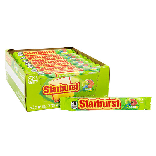 Starburst Share Size Sour Gummy Candy - 24 Count