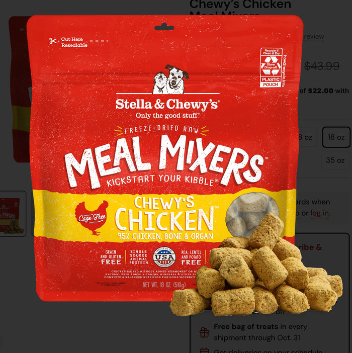 Stella FREEZE-DRIED CHICKEN MEAL MIXERS 18 Oz