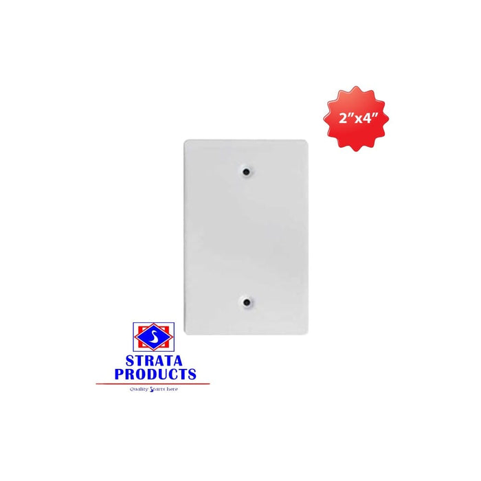 Strata 2 Inches x 4 Inches Switch Box Cover - AIJ3003-1 MEGA