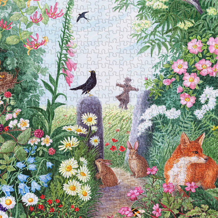 Immerse yourself in a spectacular midsummer scene, where flowers burst into full bloom and nature thrives with vibrant life.