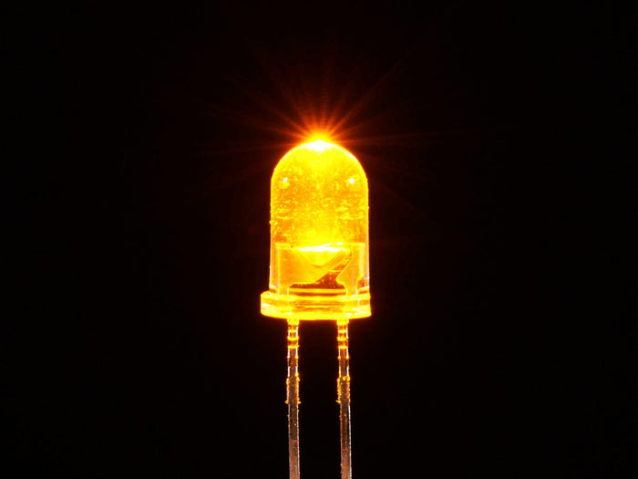 Super Bright Yellow 5mm LED (25 pack) by The Pi Hut - The Pi Hut