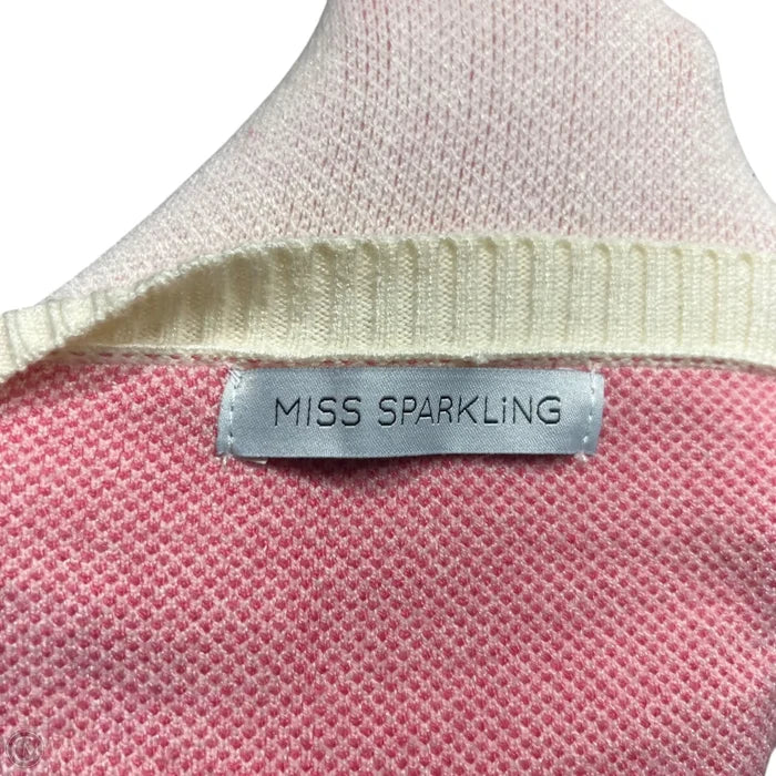 Sweater By Miss Sparkling In Pink, Size: Xl