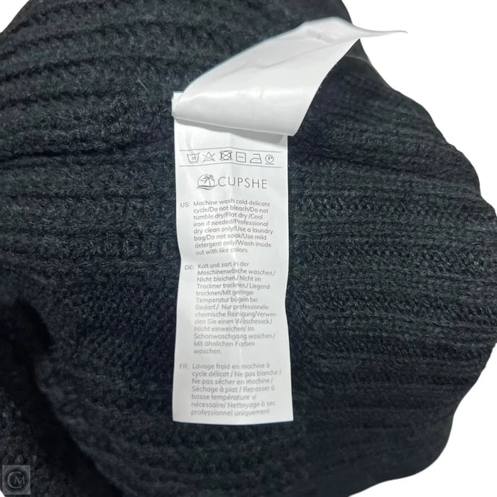 Sweater Cardigan By Cupshe In Black, Size: S