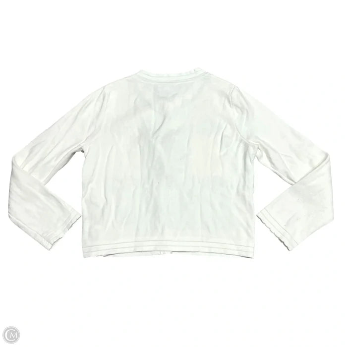 Sweater Cardigan By Free Assembly In Cream, Size: S