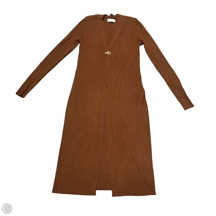 Sweater Cardigan By Nine West In Brown, Size: Xs