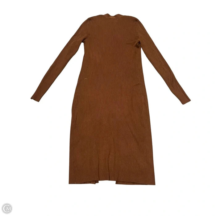 Sweater Cardigan By Nine West In Brown, Size: Xs