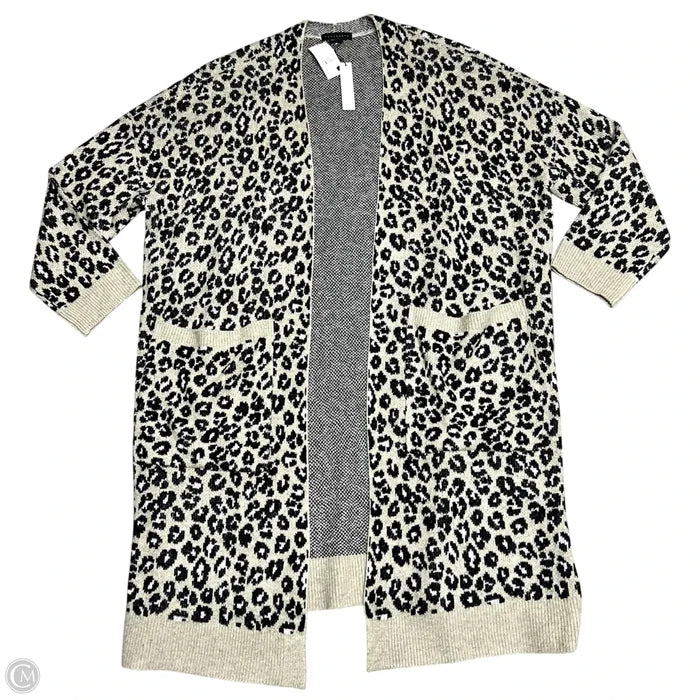 Sweater Cardigan By Sanctuary In Leopard Print, Size: 3x
