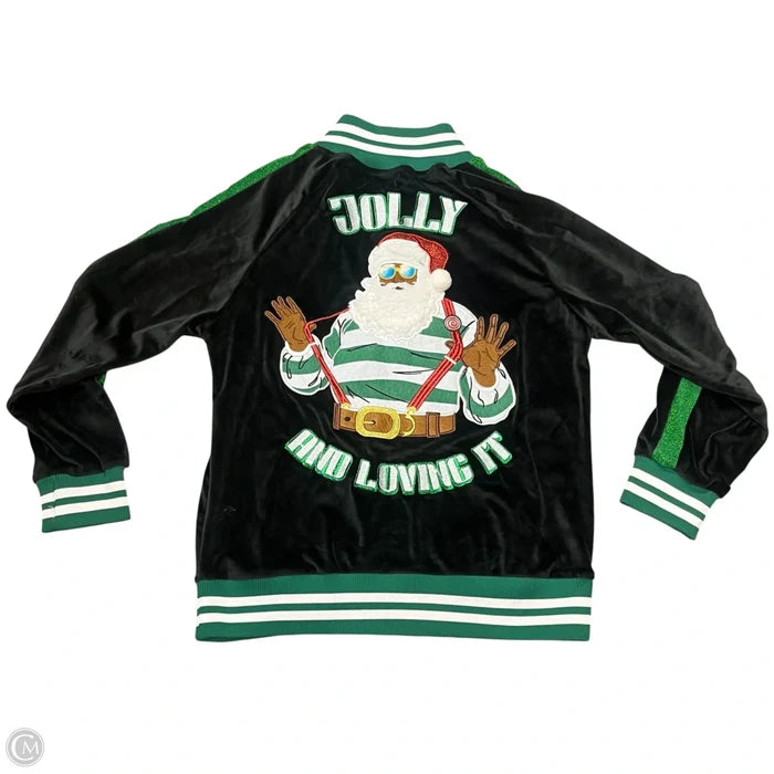 Sweatshirt Collar By Blizzard Bay In Black & Green, Size: M