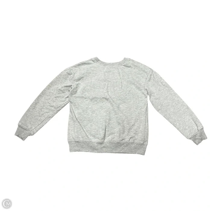 Sweatshirt Crewneck By Peanuts In Grey, Size: S