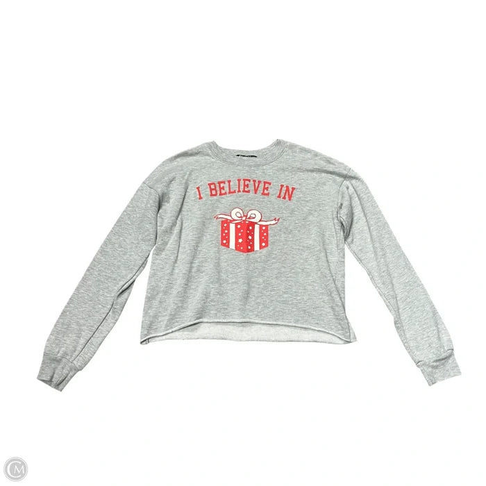 Sweatshirt Crewneck By Signorelli  In Grey, Size: S