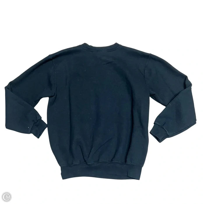 Sweatshirt Crewneck By Top Stitch In Navy, Size: M