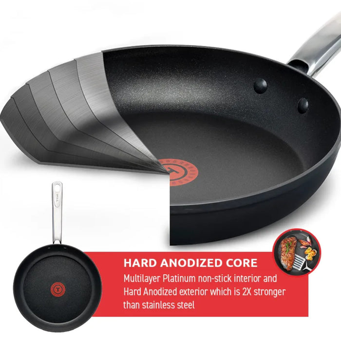 T-FAL Platinum Unlimited Hard Anodized 12pc Cookware Set - H126SC74