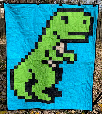 T-Rex Lap Quilt Kit