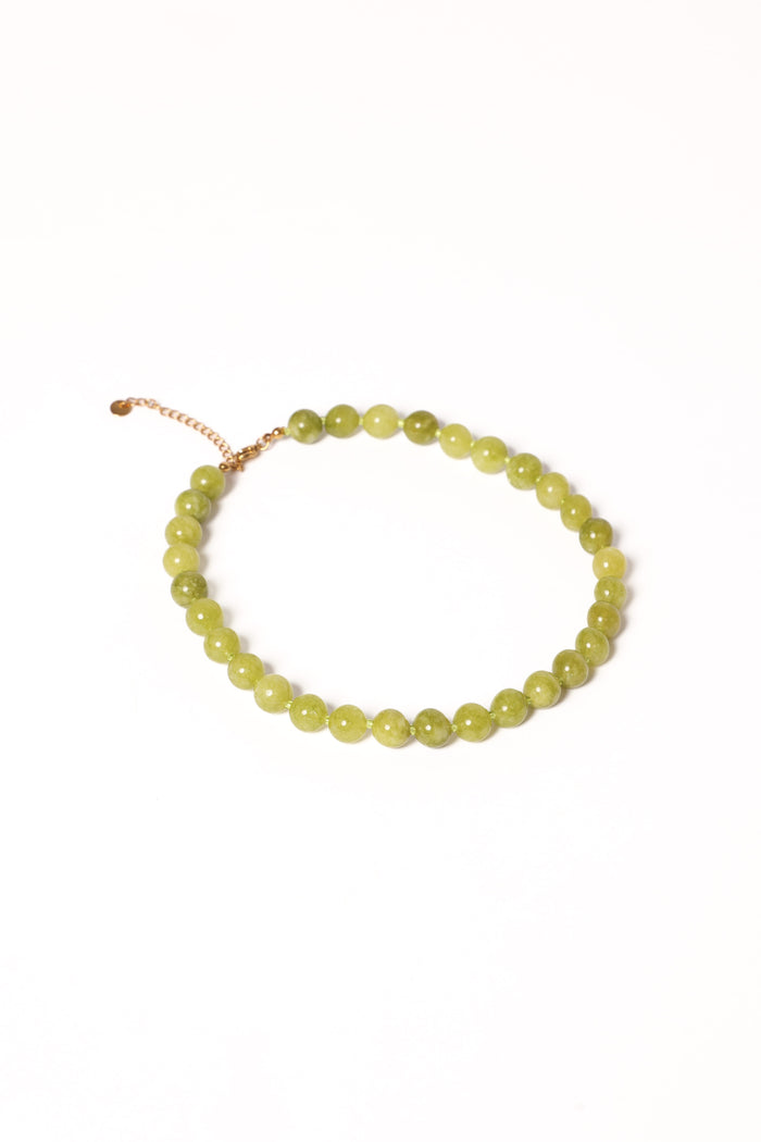 Petal and Pup USA ACCESSORIES Tamsin Necklace - Green One Size