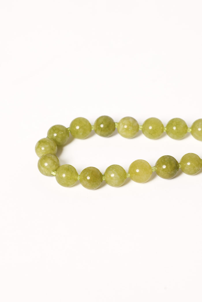 Petal and Pup USA ACCESSORIES Tamsin Necklace - Green One Size