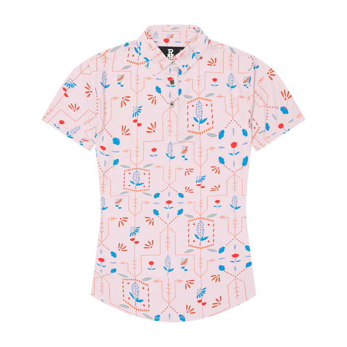 Texas Wildflowers Ladies Polo