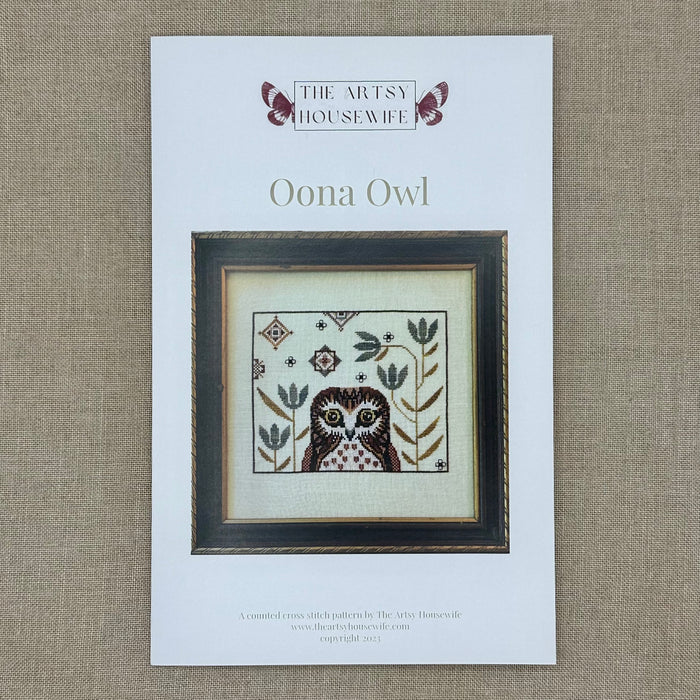 The Artsy Housewife - Oona Owl - Chart and/or Roxy Floss Conversion