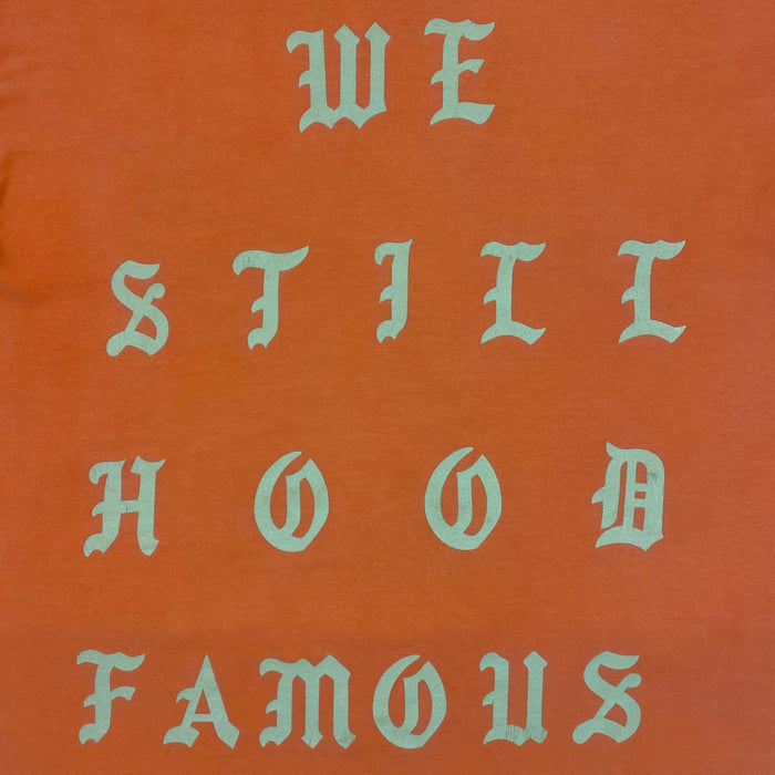 The Life of Pablo 2016 Los Angeles 'Hood Famous' Tee In Orange