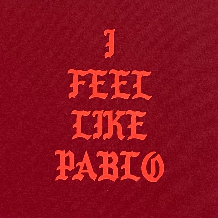 The Life of Pablo 2016 OG ‘Ultralight Beam’ Long Sleeve In Burgundy