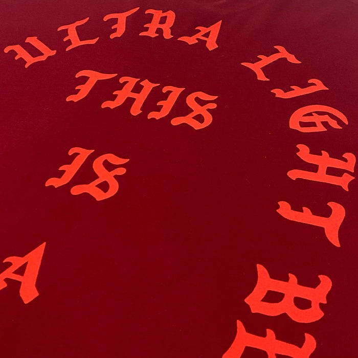 The Life of Pablo 2016 OG ‘Ultralight Beam’ Long Sleeve In Burgundy