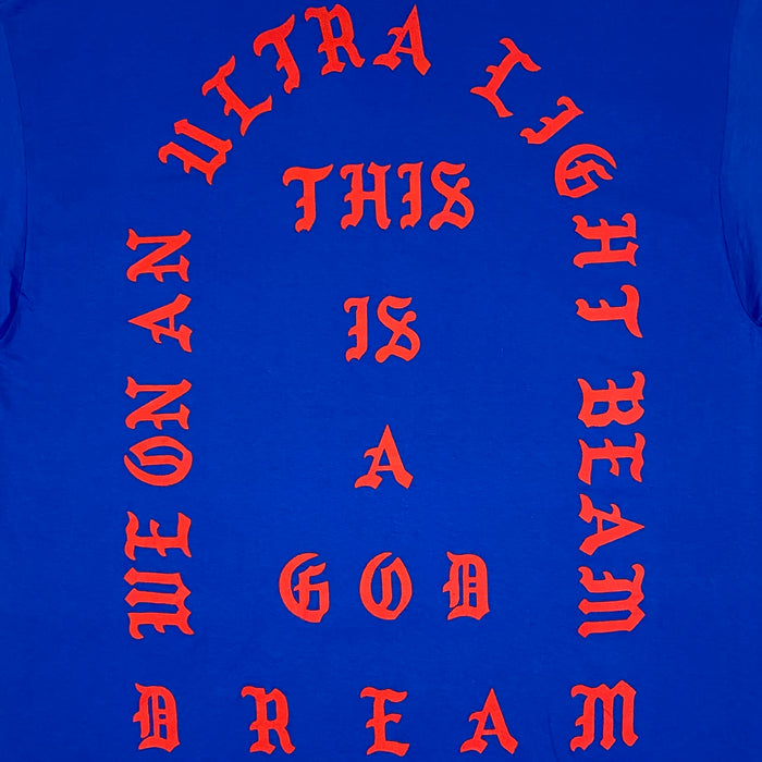 The Life of Pablo 2016 OG ‘Ultralight Beam’ Tee In Blue