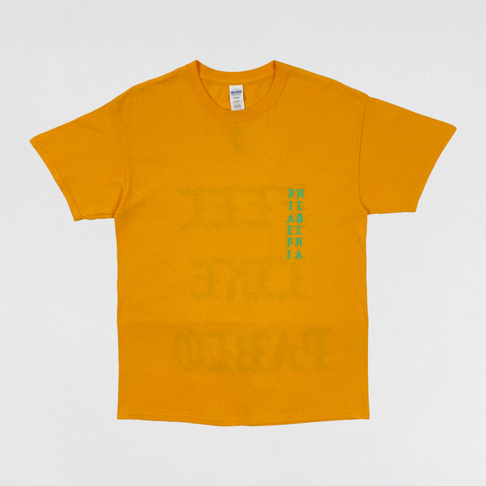 The Life of Pablo 2016 Philadelphia 'I Feel Like Pablo' Tee In Yellow