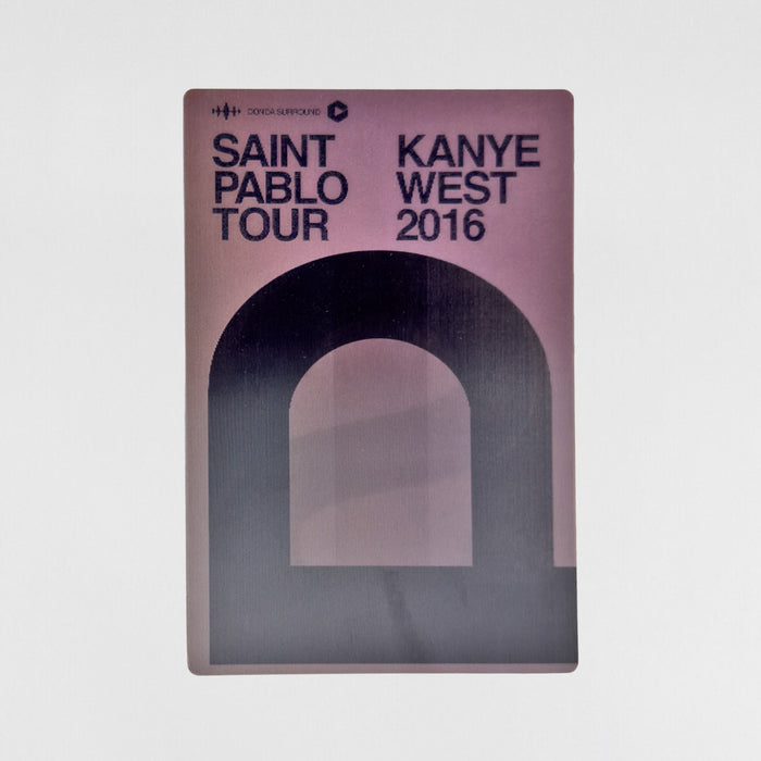 The Life of Pablo 2016 VIP Hologram Tour Pass