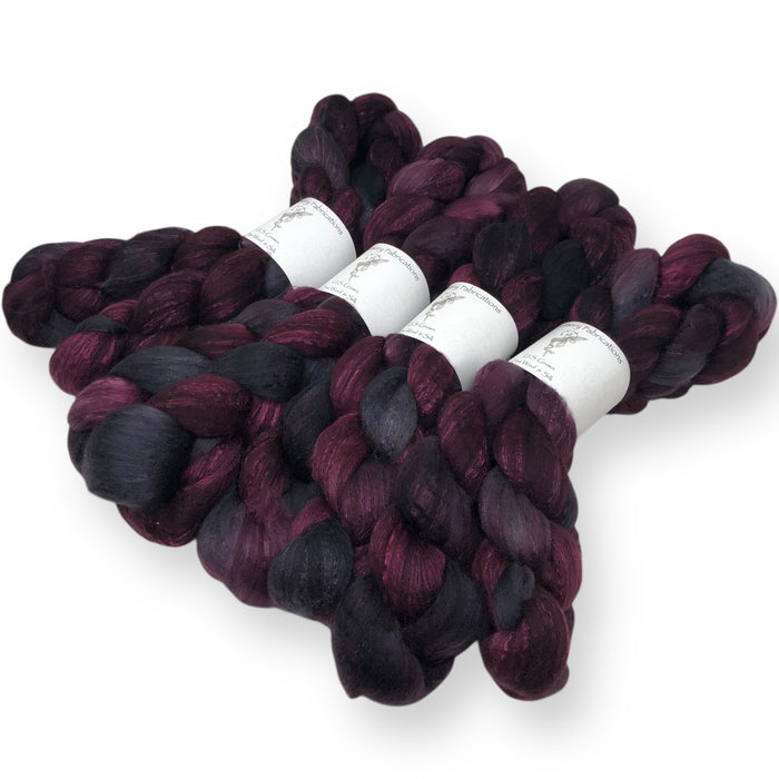The Long Night - US grown Fine Wool and Silk Top