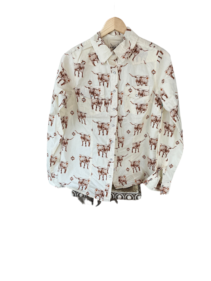 The Stockyards Longhorn Shirt