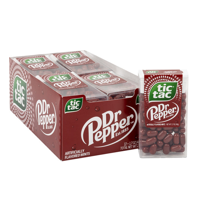 Tic Tac Dr Pepper Mints - 12 Count